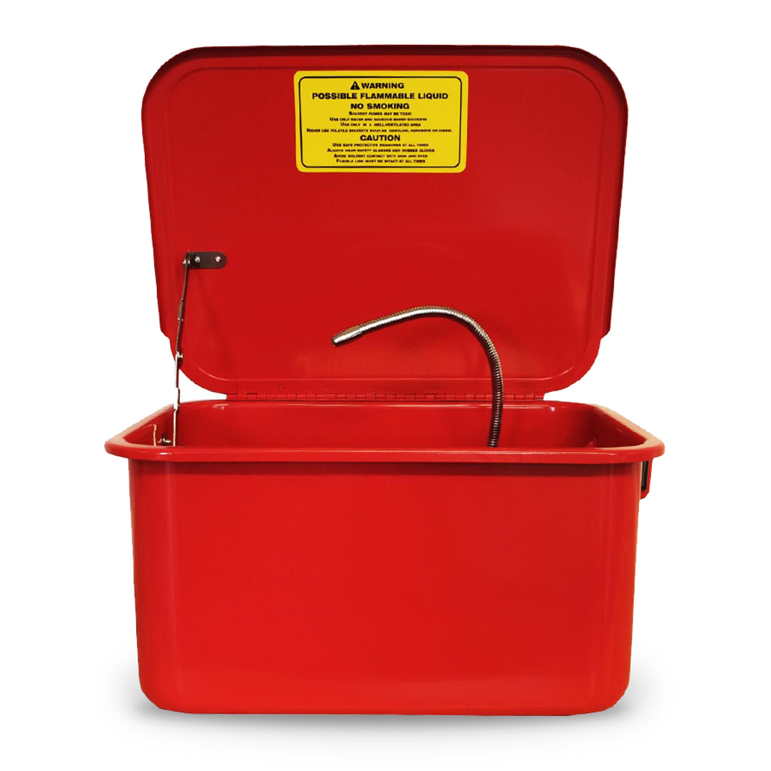 3.5 Gallon Parts Washer Kit with Cleaing Brush & Engine Degreaser Fluid