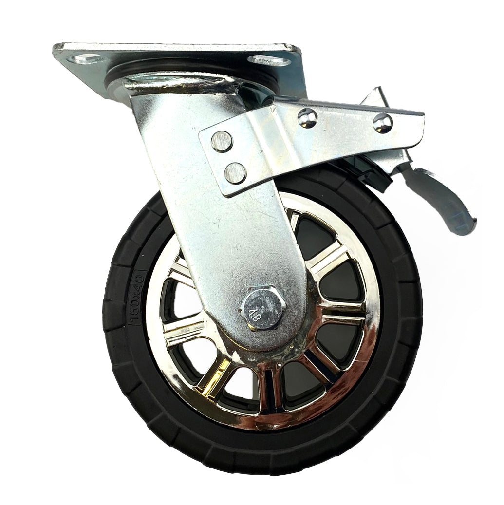 Toolchest Castor Wheel 6" with Rotation and Brake