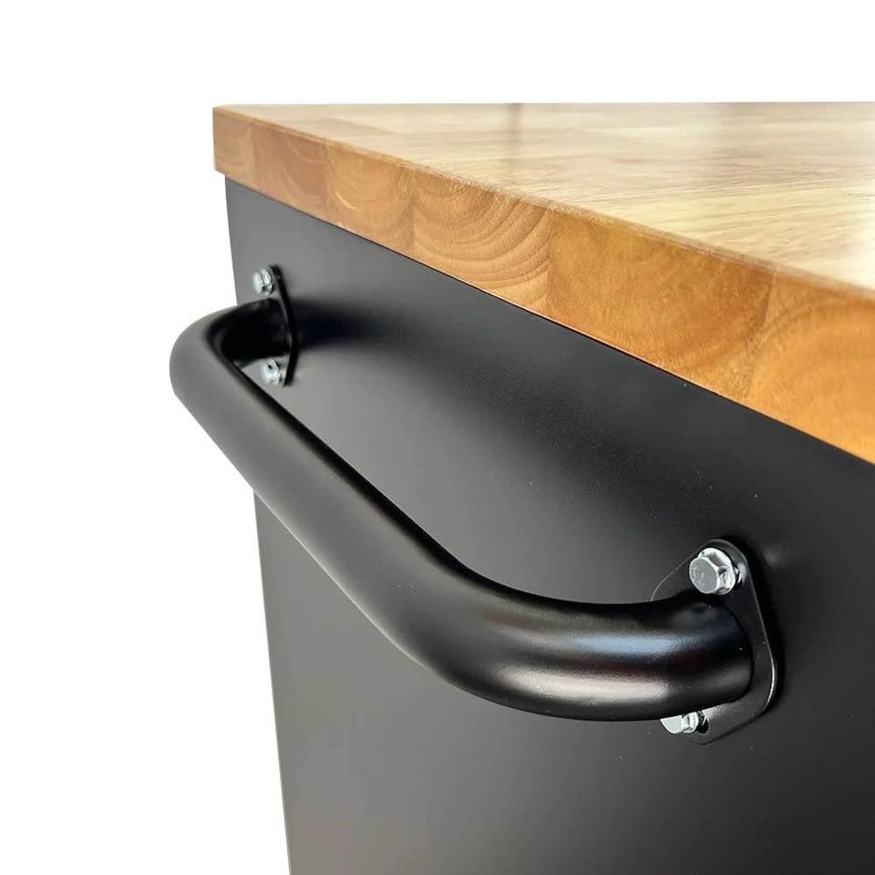 72" Matte Black Powder Coated Steel 15 Drawer Tool Chest