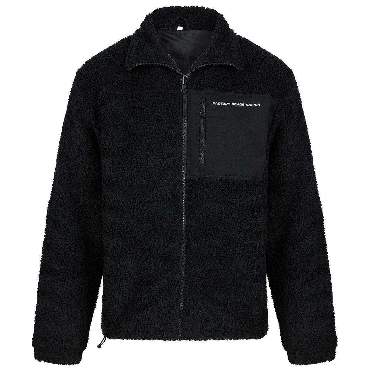 SHERPA FLEECE JACKET BLACK