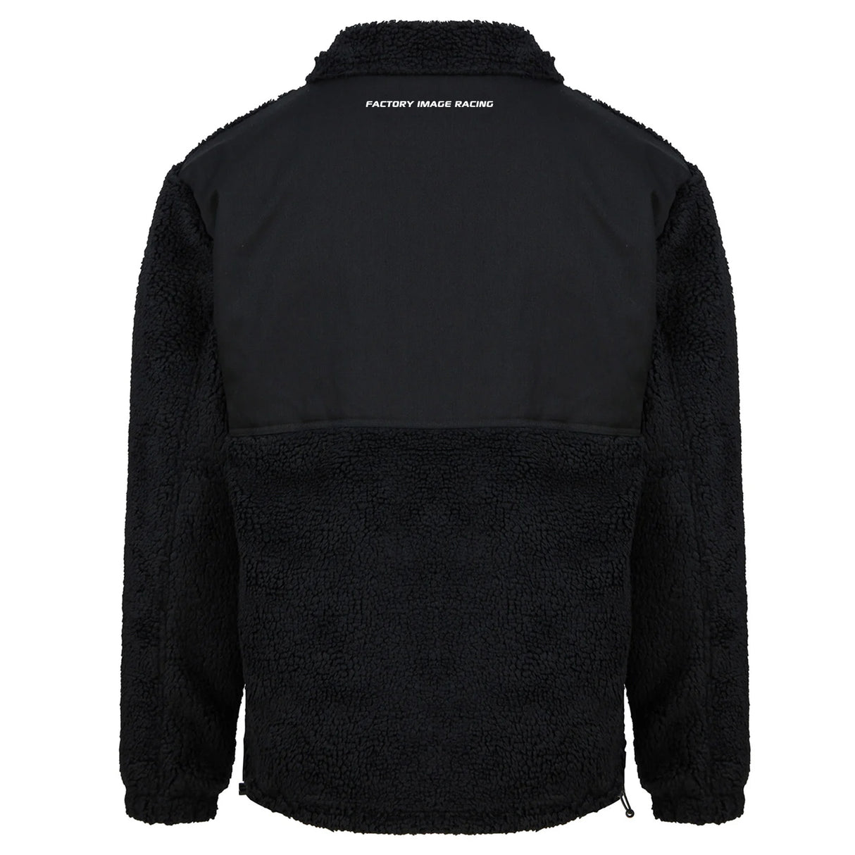 SHERPA FLEECE JACKET BLACK