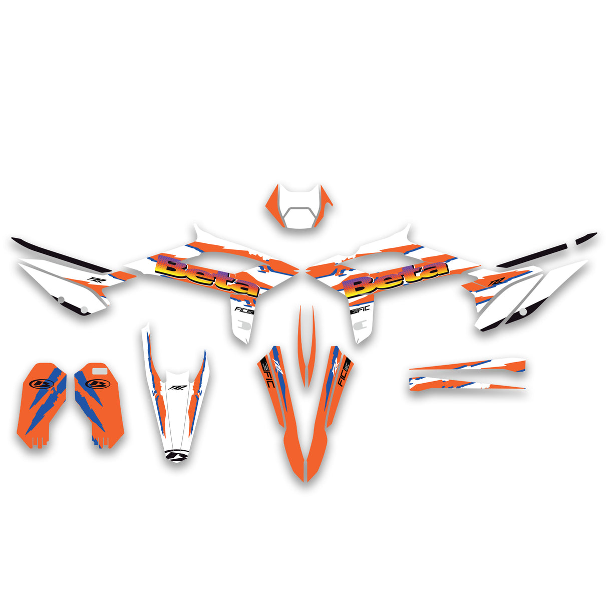 ALL BETA RETRO CUSTOM GRAPHICS DECAL KIT