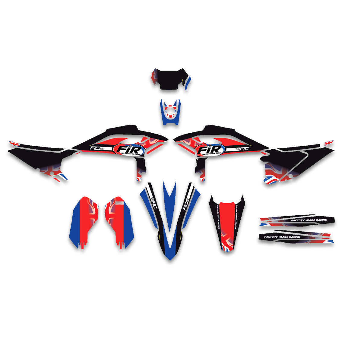 ALL BETA FIR GB TEAM CUSTOM GRAPHICS DECAL KIT