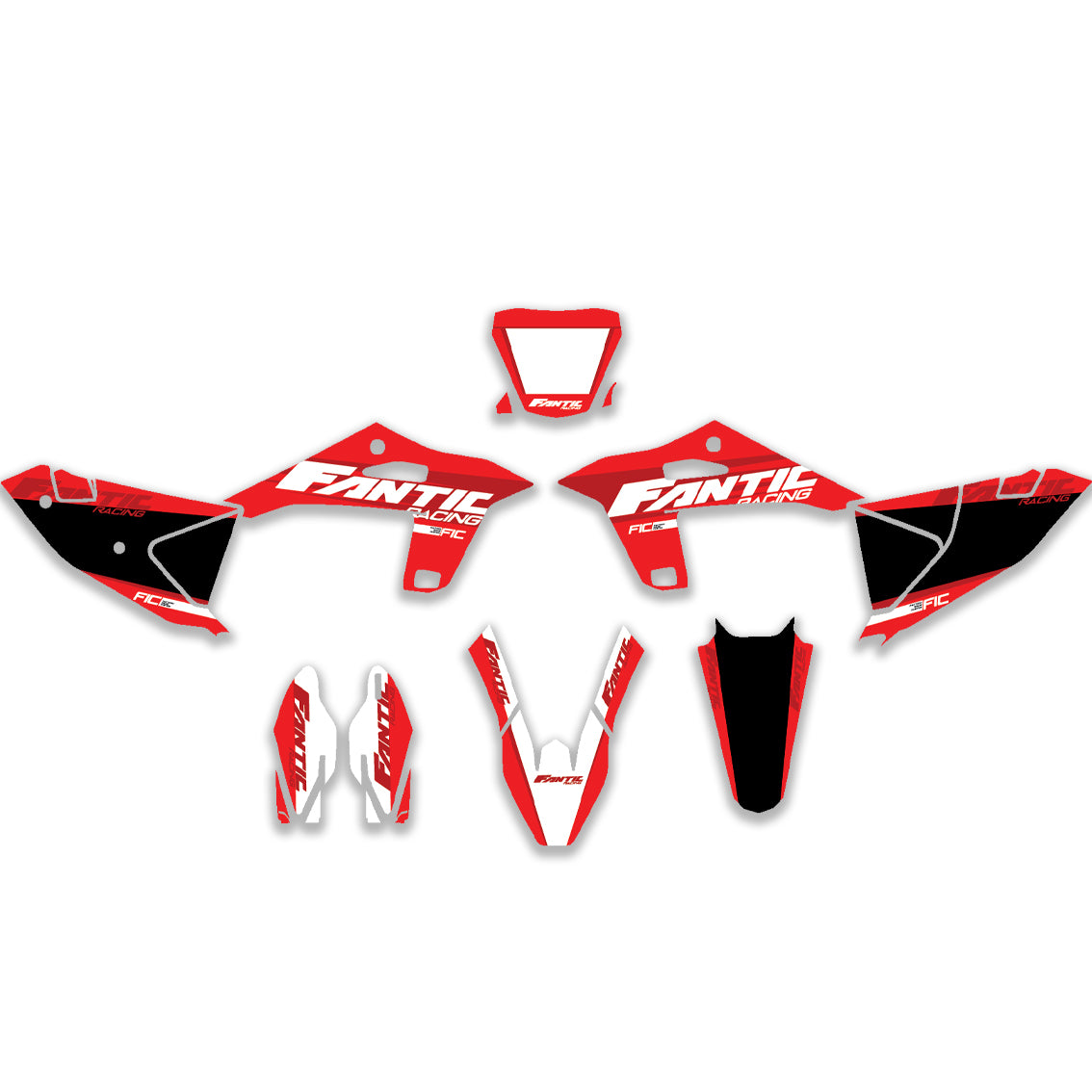 ALL FANTIC CUSTOM OEM FACTORY DESIGN 3 GRAPHICS DECAL KIT