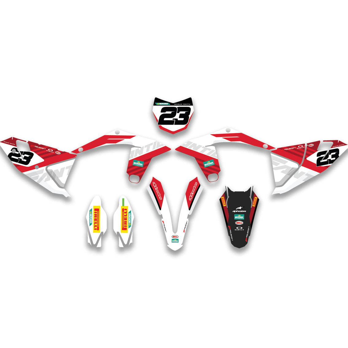 ALL FANTIC CUSTOM OEM FACTORY DESIGN GRAPHICS DECAL KIT