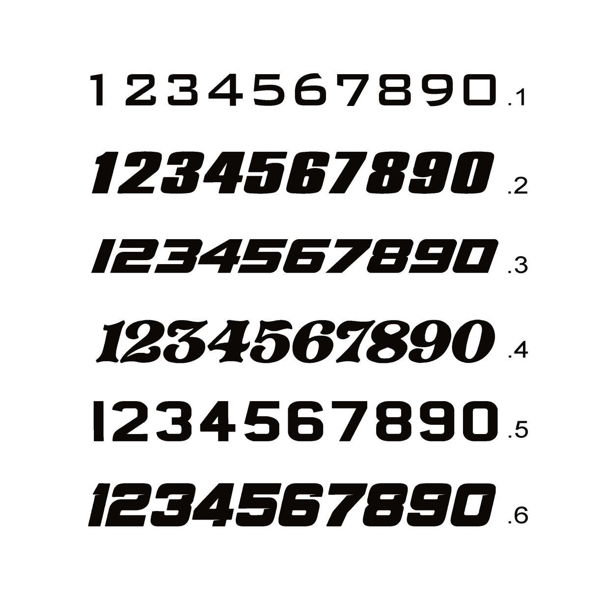 REVVI 12" 16" 18" CUSTOM START FROM SCRATCH GRAPHICS DECAL KIT
