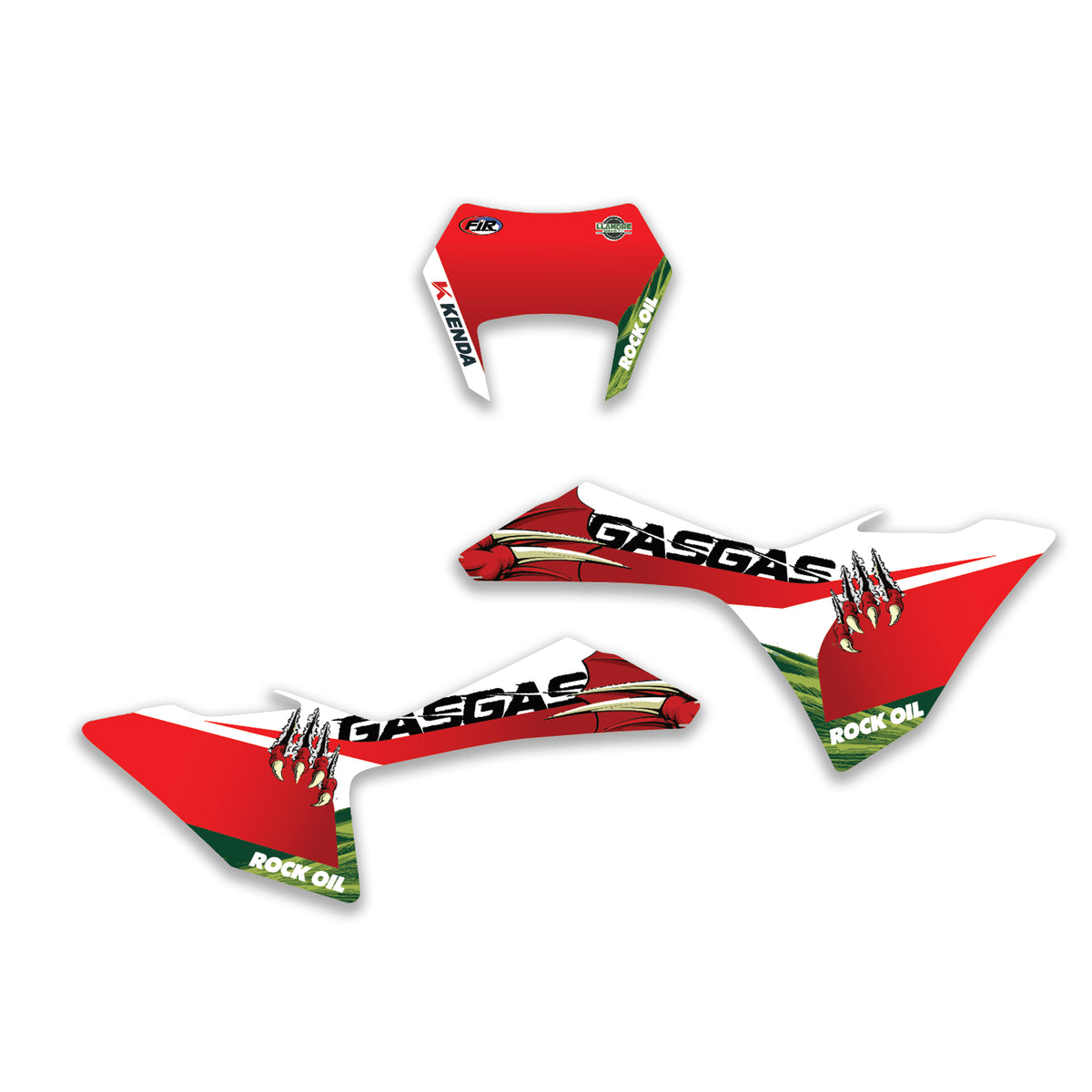 ALL GASGAS CUSTOM PLATES MX AND ENDURO MXGP, ENDURO GP COMPLIANT
