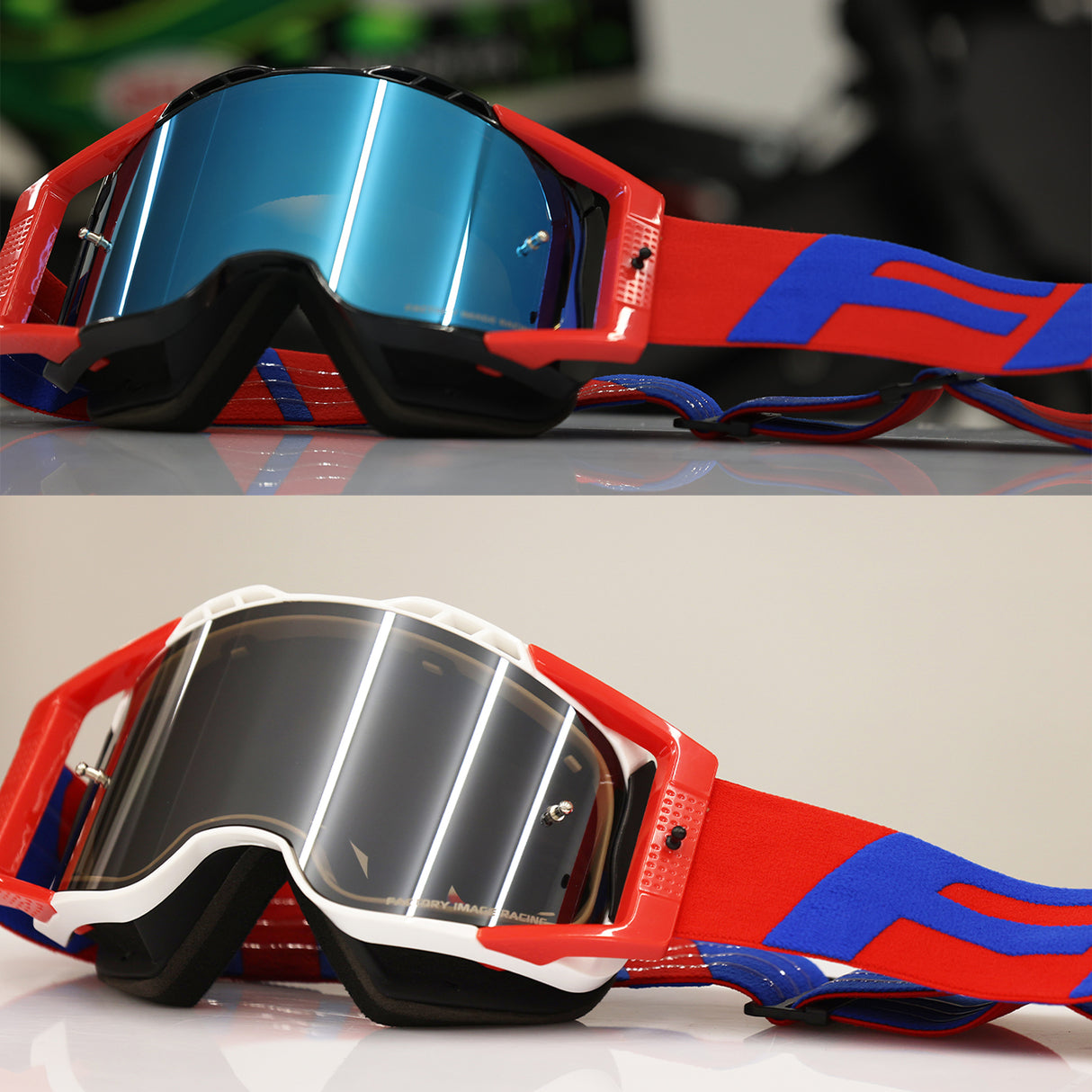 FIR RED BLUE REPLACEMENT STRAP & OUTRIGGERS FOR FIR NANO GOGGLES