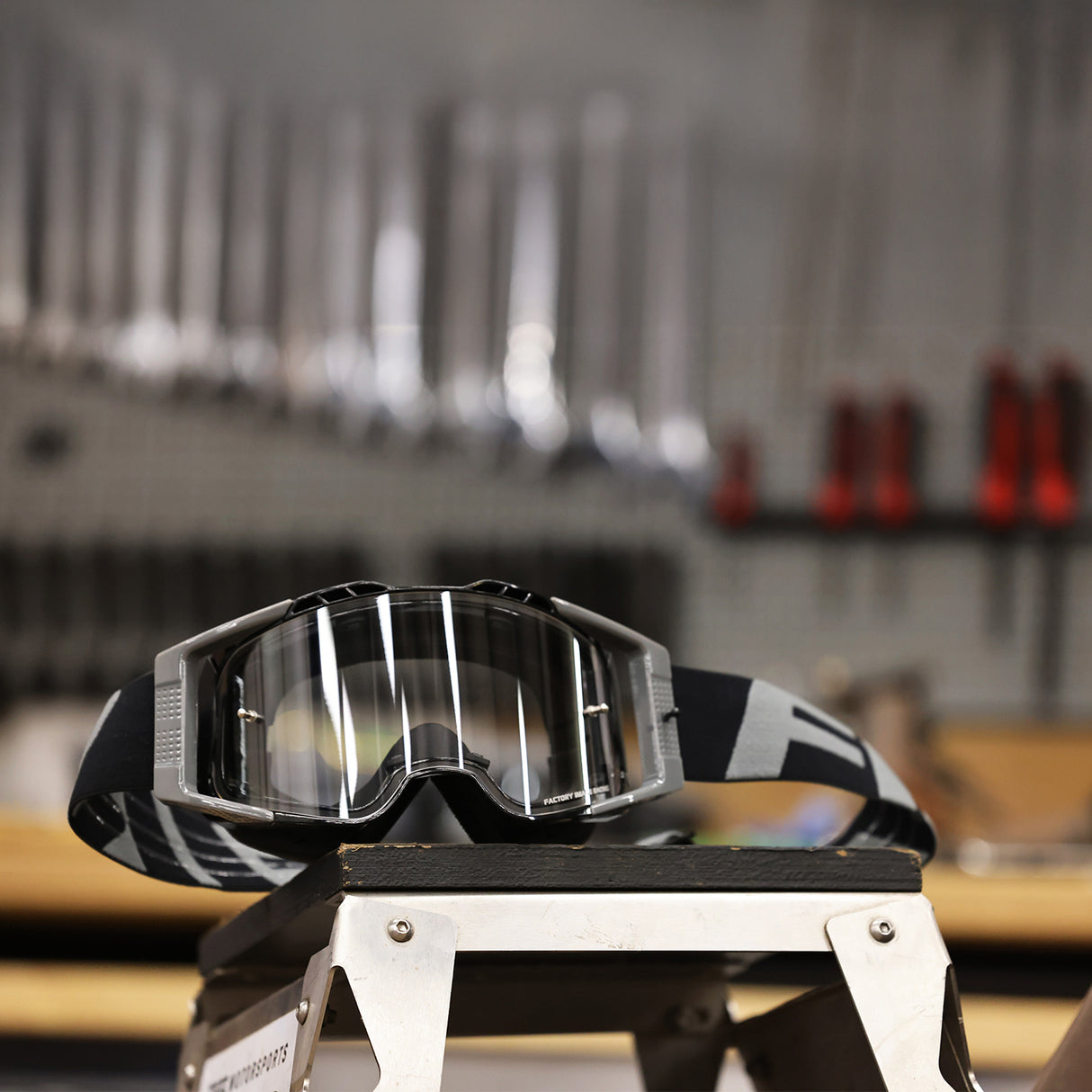 FIR NANO MOTOCROSS ENDURO BLACKOUT GOGGLES, ANTI-FOG TAC LENS, BAG & LENS WIPE INCLUDED