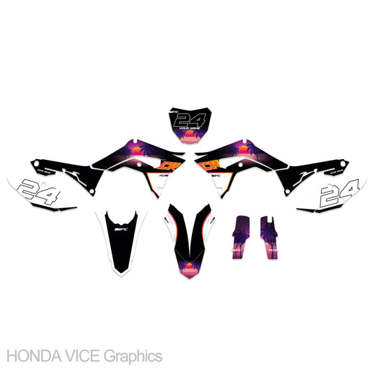 HONDA CRF 450R 2009 - 2010 Start From VICE Graphics Kit