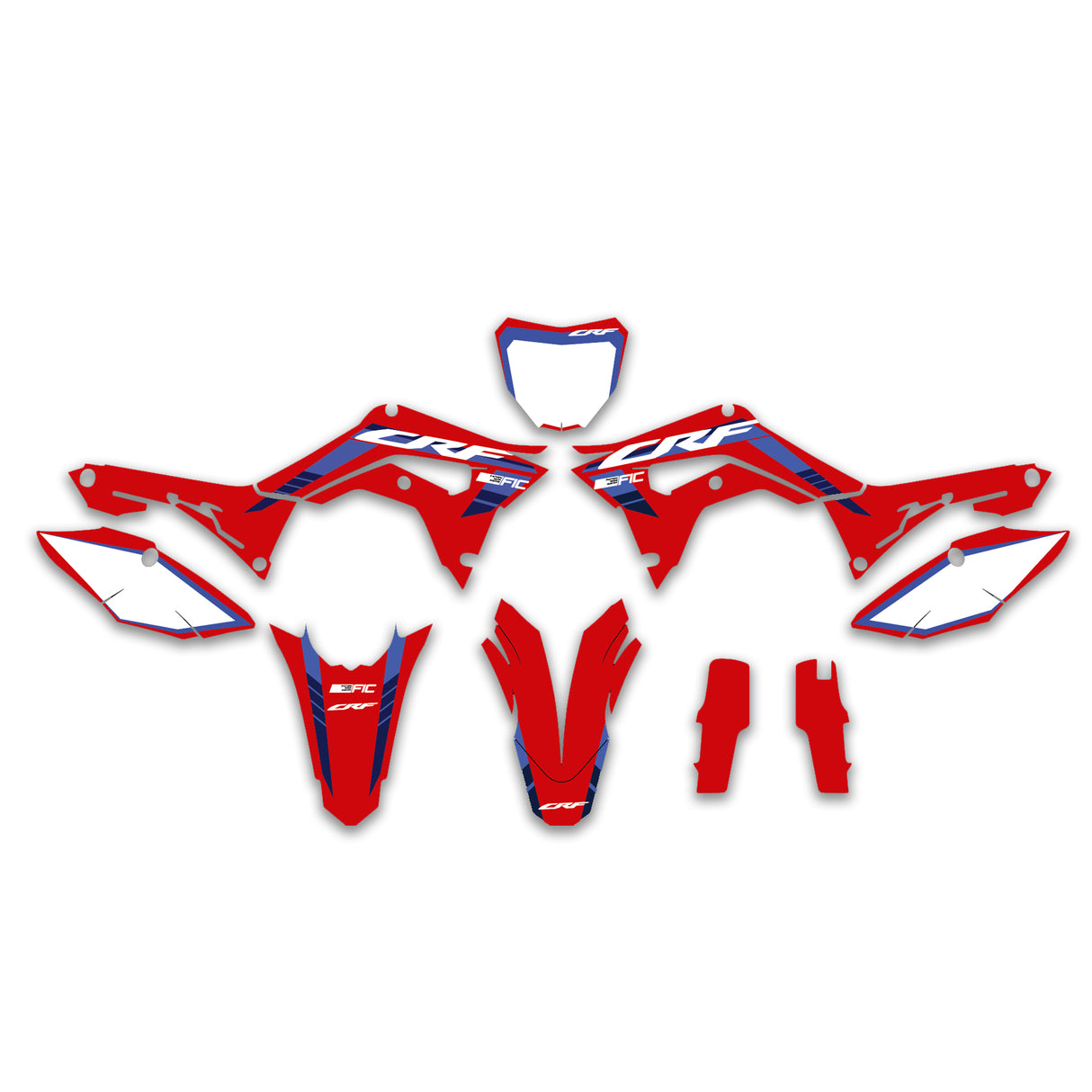 ALL HONDA CUSTOM OEM FACTORY DESIGN 2 GRAPHICS DECAL KIT