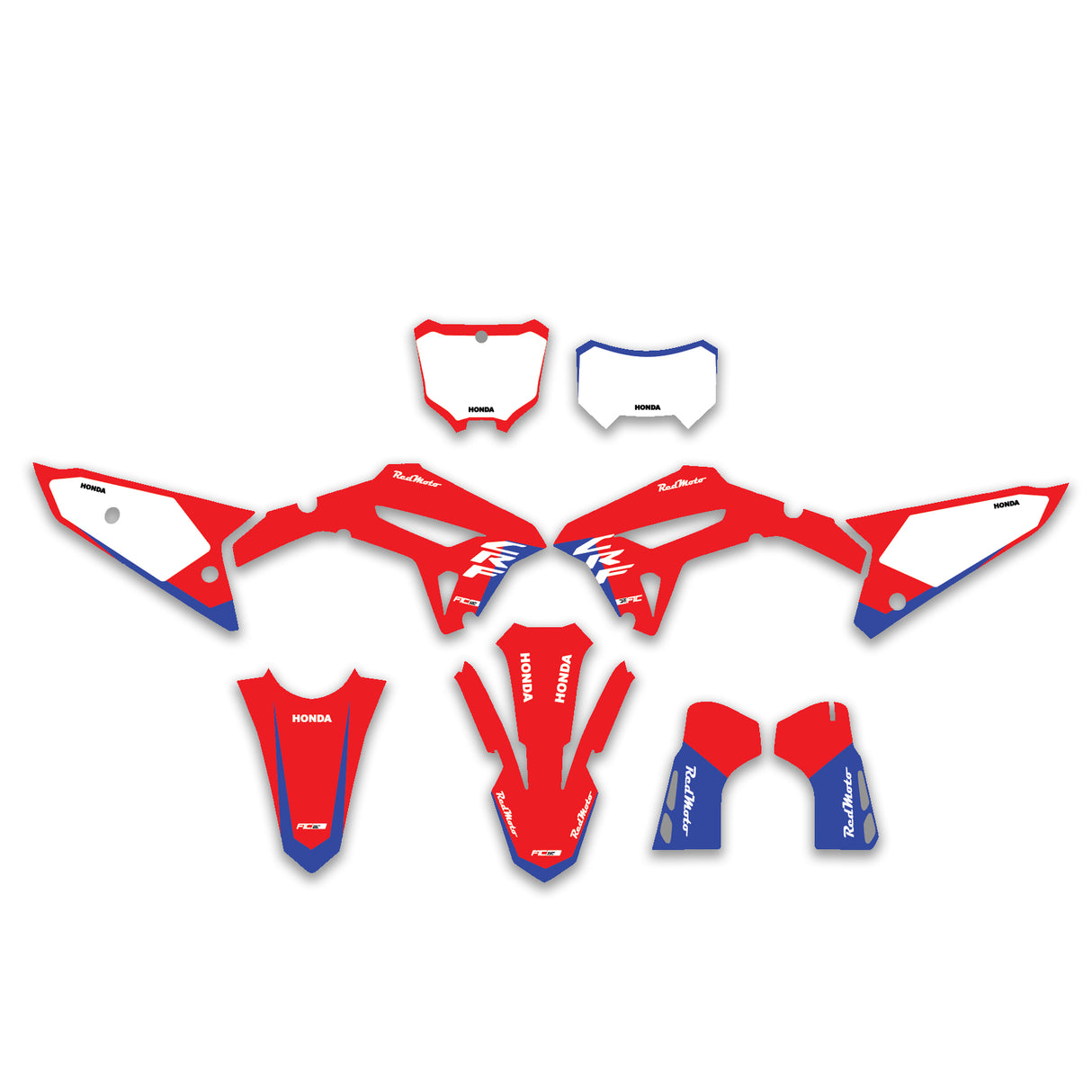 ALL HONDA CUSTOM OEM FACTORY DESIGN GRAPHICS DECAL KIT