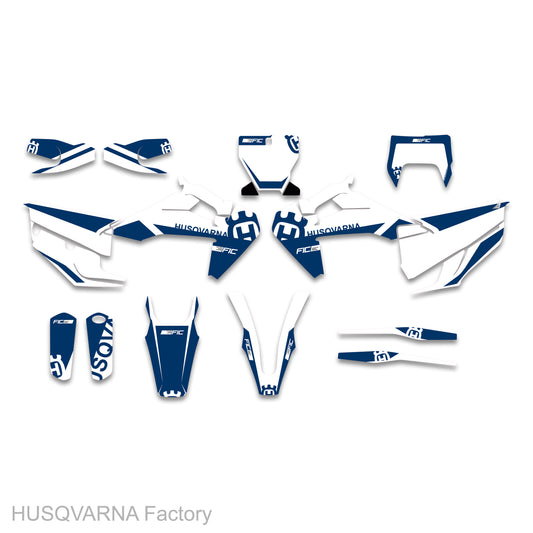 HUSQVARNA TC/FC 125-450 2023 - 2024 Factory Graphics Kit