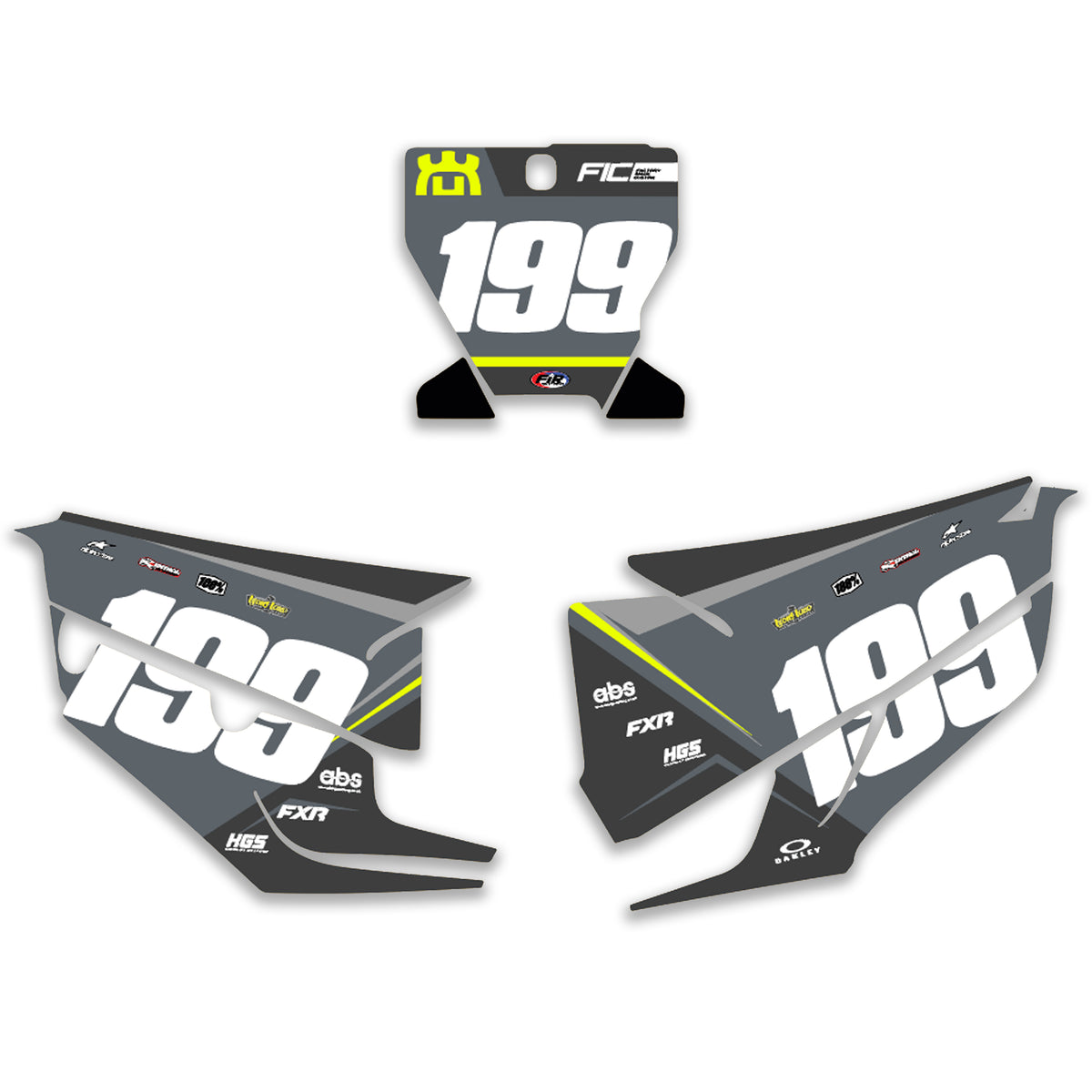 ALL HUSQVARNA CUSTOM PLATES MX AND ENDURO MXGP, ENDURO GP COMPLIANT