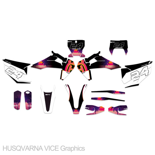 HUSQVARNA FC 250/350/450 2014 - 2015 Start From VICE Graphics Kit