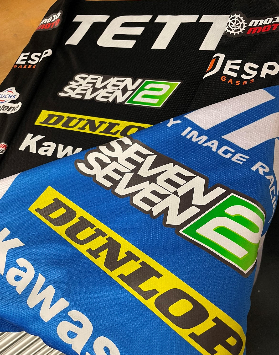 JERSEY Print Name & Number + 8 Logos