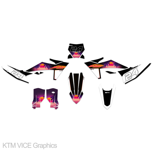 KTM EXC 125-450 2012 - 2013 Start From VICE Graphics kit