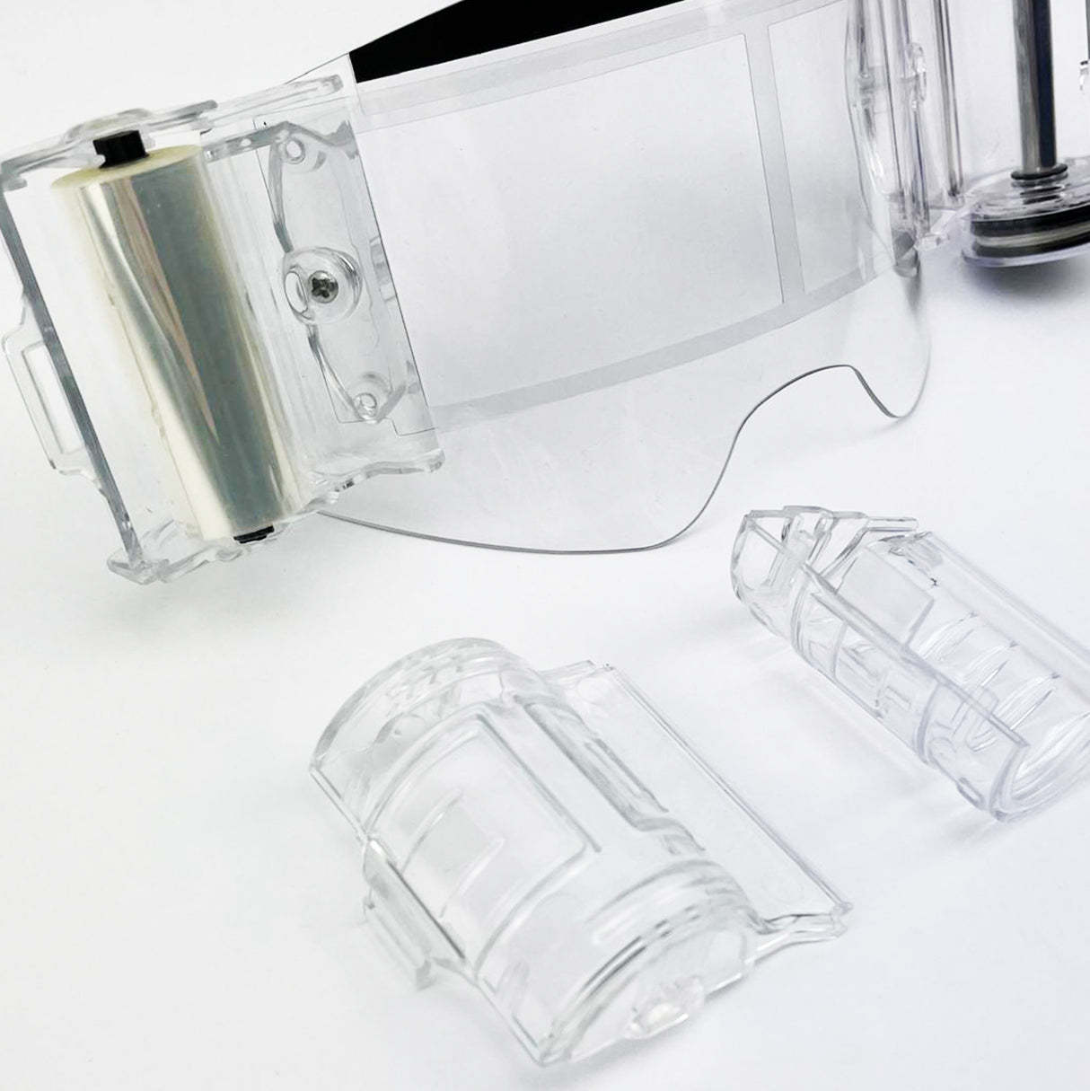 COMPLETE ROLL OFF SYSTEM ANTI-FOG TAC LENS FILM AND PIN INCLUDED FIR NANO GOGGLES