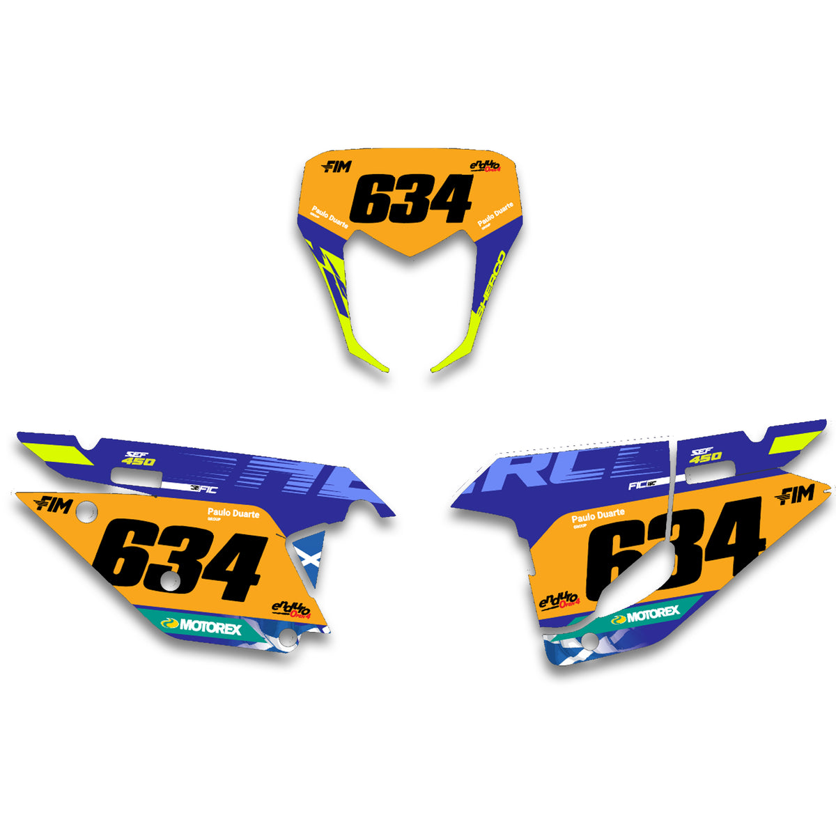 ALL SHERCO CUSTOM PLATES MX AND ENDURO MXGP, ENDURO GP COMPLIANT
