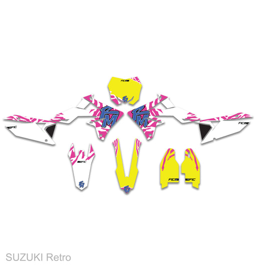SUZUKI RM 85 2003 - 2023 Retro Graphics Kit
