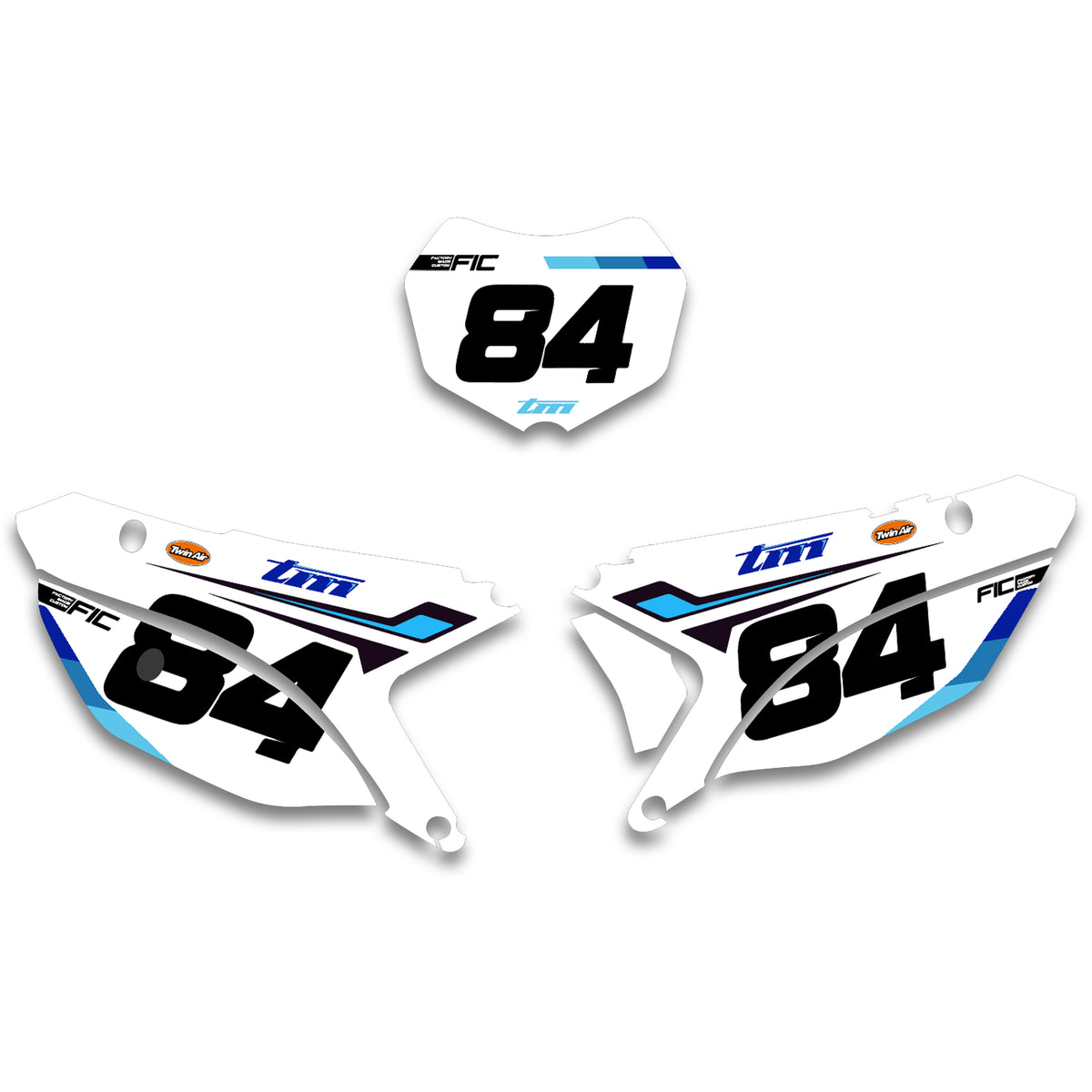 ALL TM CUSTOM PLATES MX AND ENDURO MXGP, ENDURO GP COMPLIANT