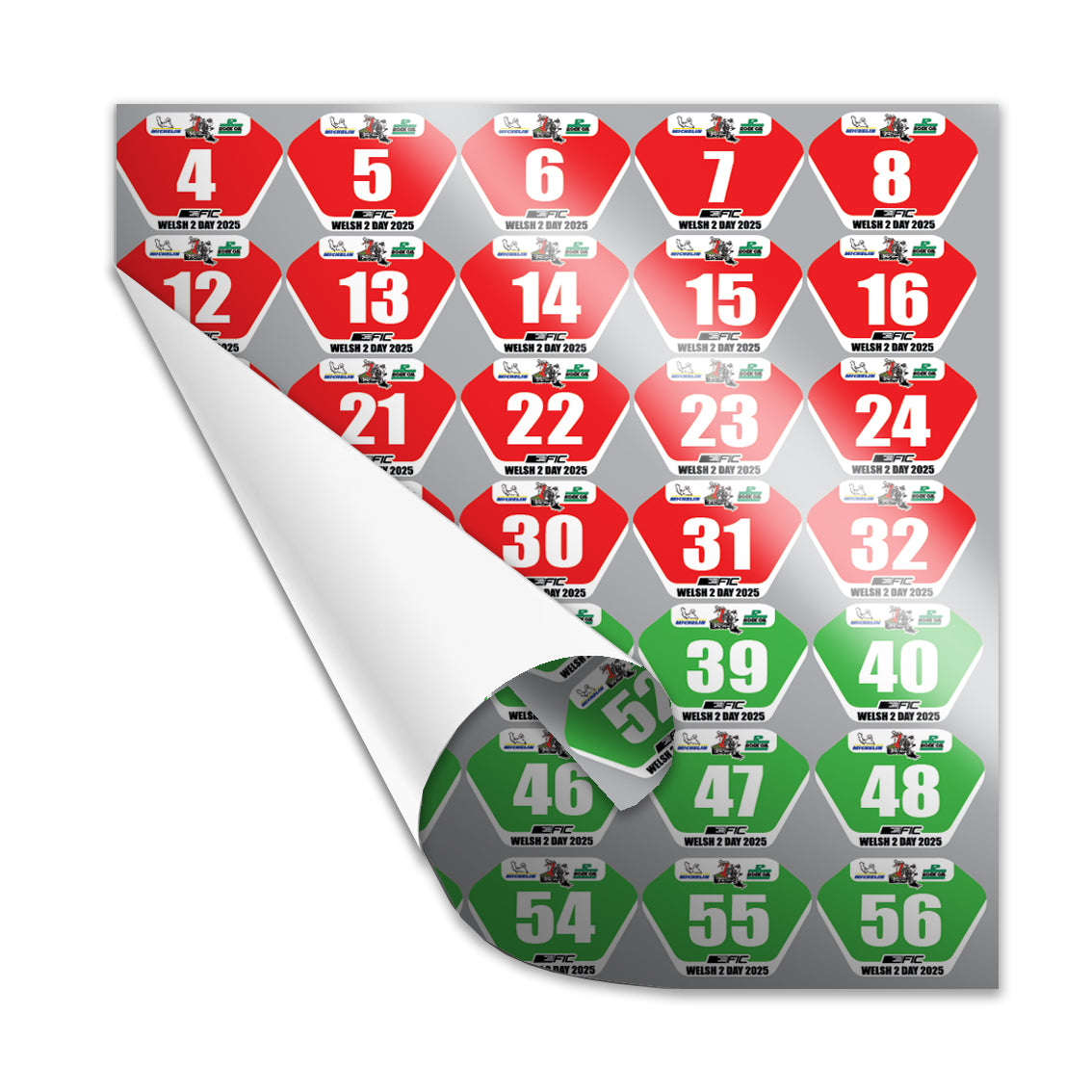 CUSTOM NUMBER PLATES ENDURO SPRINT TIMECARDS