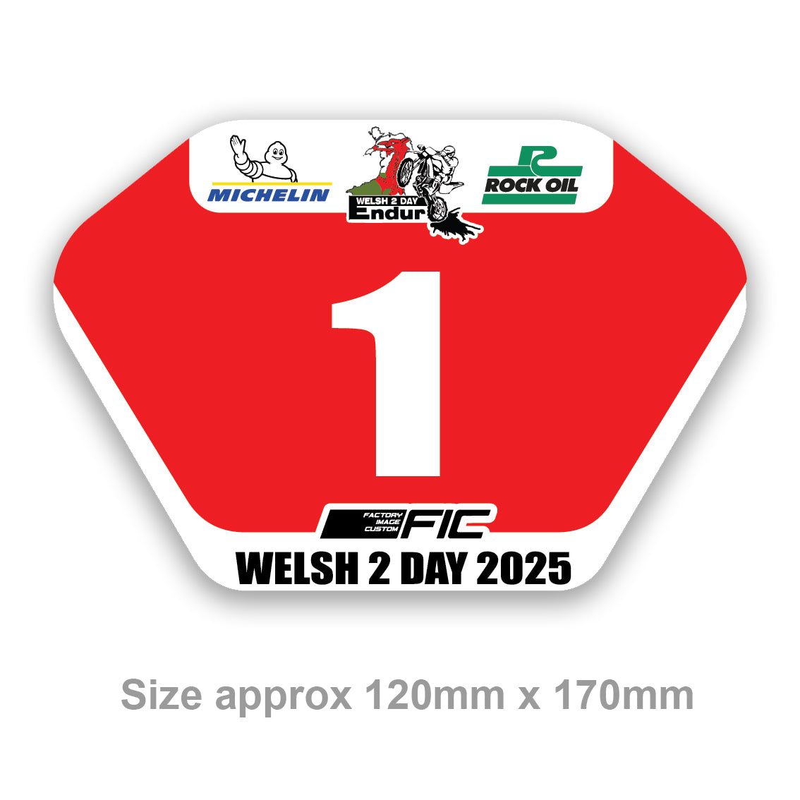 CUSTOM NUMBER PLATES ENDURO SPRINT TIMECARDS