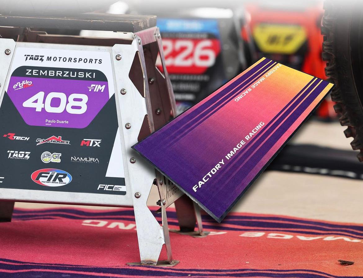 MX Environmental Pit Mat FIR Retro Pink Fade Design 1m x 2m