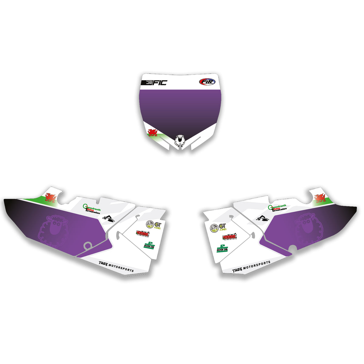 ALL YAMAHA CUSTOM PLATES MX AND ENDURO MXGP, ENDURO GP COMPLIANT