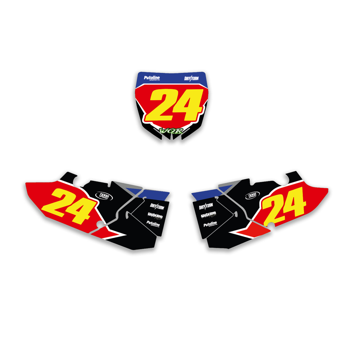 ALL YAMAHA CUSTOM PLATES MX AND ENDURO MXGP, ENDURO GP COMPLIANT