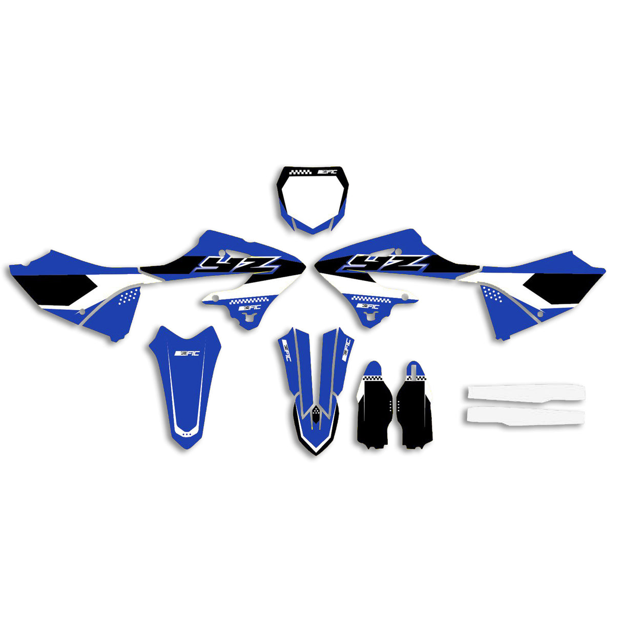 ALL YAMAHA YZ YZF WR WRF OEM DESIGN CUSTOM GRAPHICS DECAL KIT