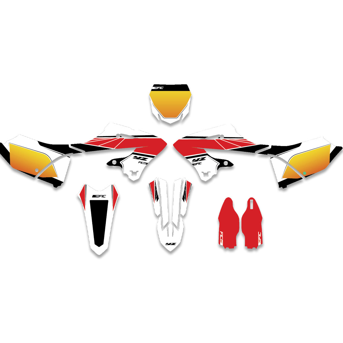 ALL YAMAHA RETRO HERATIGE DESIGN CUSTOM GRAPHICS DECAL KIT