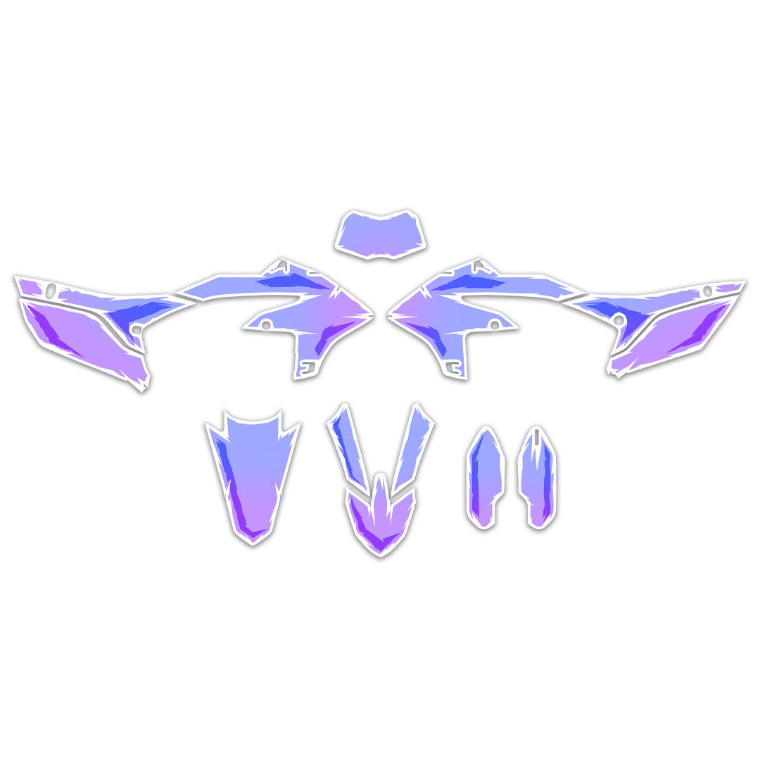 ALL YAMAHA CUSTOM CUSTOM ILLUSTRATED DESIGN GRAPHICS DECAL KIT