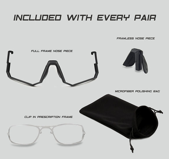 2-IN-1 Red V3 Polarised UV400 Sunglasses