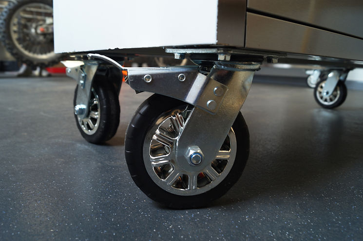 96" Brushed Stainless Steel 24 Drawer Tool Chest