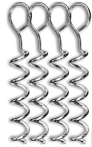 Gazebo Heavy Duty Spiral Ground Anchor (Pack of 4)