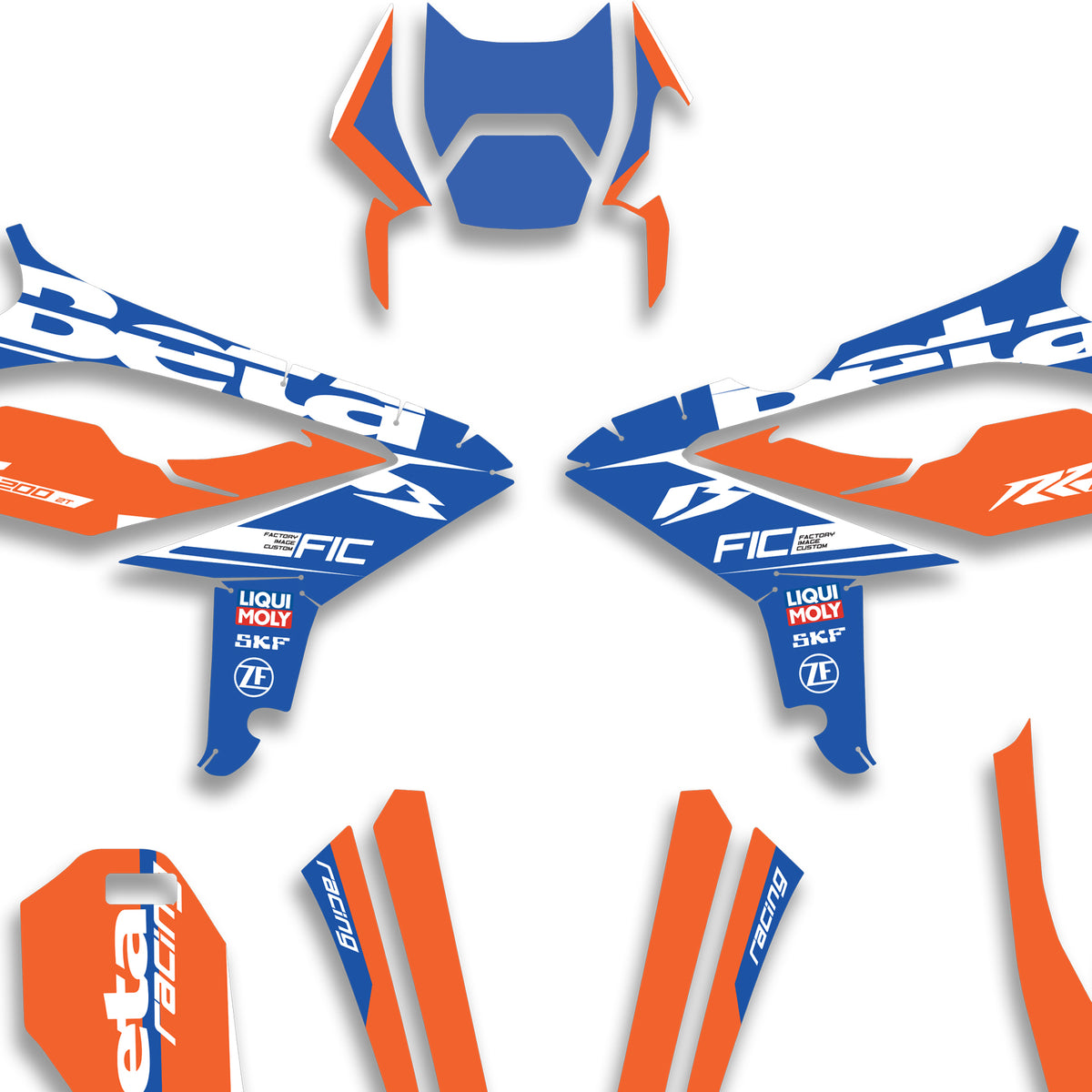 Beta Racing Stickers ALL BETA OEM FACTORY DESIGN CUSTOM GRAPHICS DECAL KIT – Factory Image ...