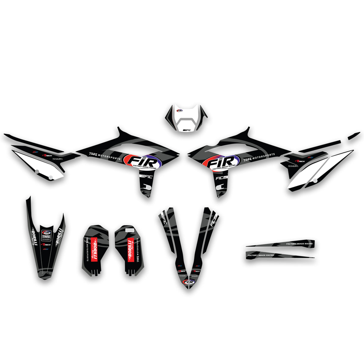 Beta Factory Racing Graphics ALL BETA FIR TEAM CUSTOM GRAPHICS DECAL KIT – Factory Image Racing