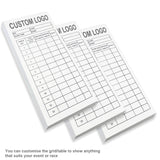 CUSTOM ENDURO TIME CARDS