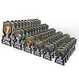 ALUMINUM CUP SHAPE TROPHIES & AWARDS WITH CUSTOM PRINT MOTOCROSS ENDURO