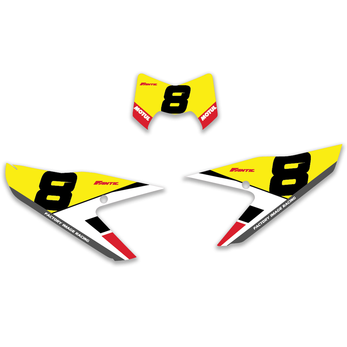 ALL FANTIC CUSTOM PLATES MX AND ENDURO MXGP, ENDURO GP COMPLIANT