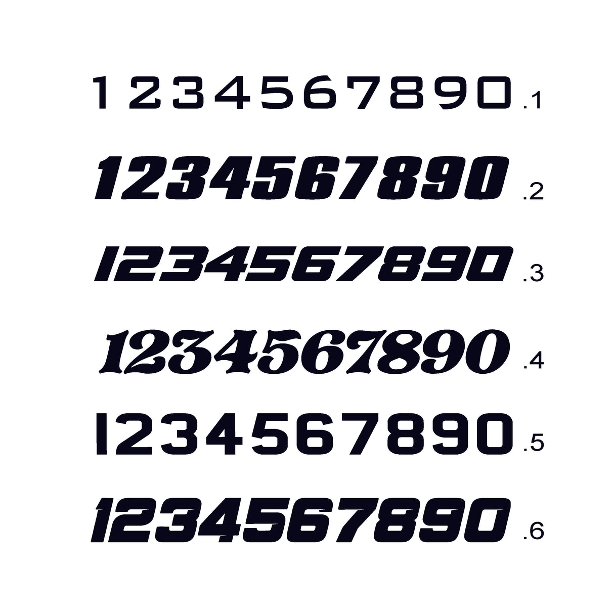 REVVI 12" 16" 18" CUSTOM START FROM SCRATCH GRAPHICS DECAL KIT
