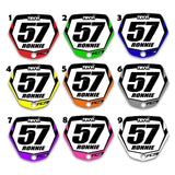 REVVI 12" 16" CUSTOM FRONT PLATE DECAL