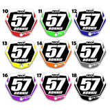 REVVI 12" 16" CUSTOM FRONT PLATE DECAL
