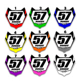 REVVI 18" 20" CUSTOM FRONT PLATE DECAL