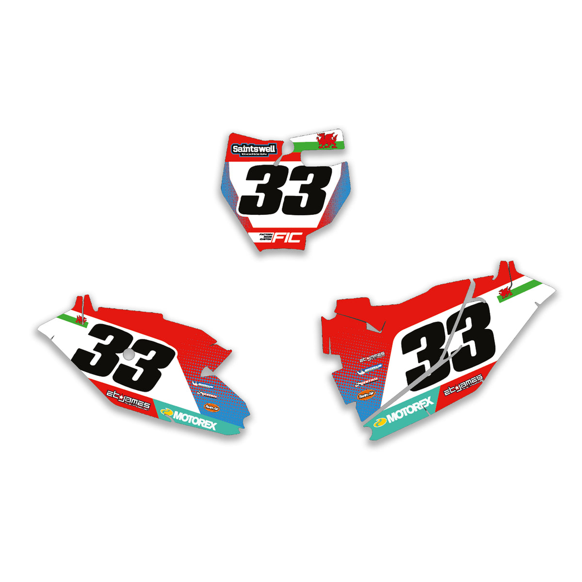 ALL GASGAS CUSTOM PLATES MX AND ENDURO MXGP, ENDURO GP COMPLIANT