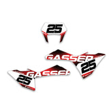 ALL GASGAS CUSTOM PLATES MX AND ENDURO MXGP, ENDURO GP COMPLIANT