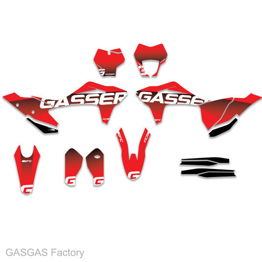 GasGas MC E/50 21-23 Factory Graphics Kit