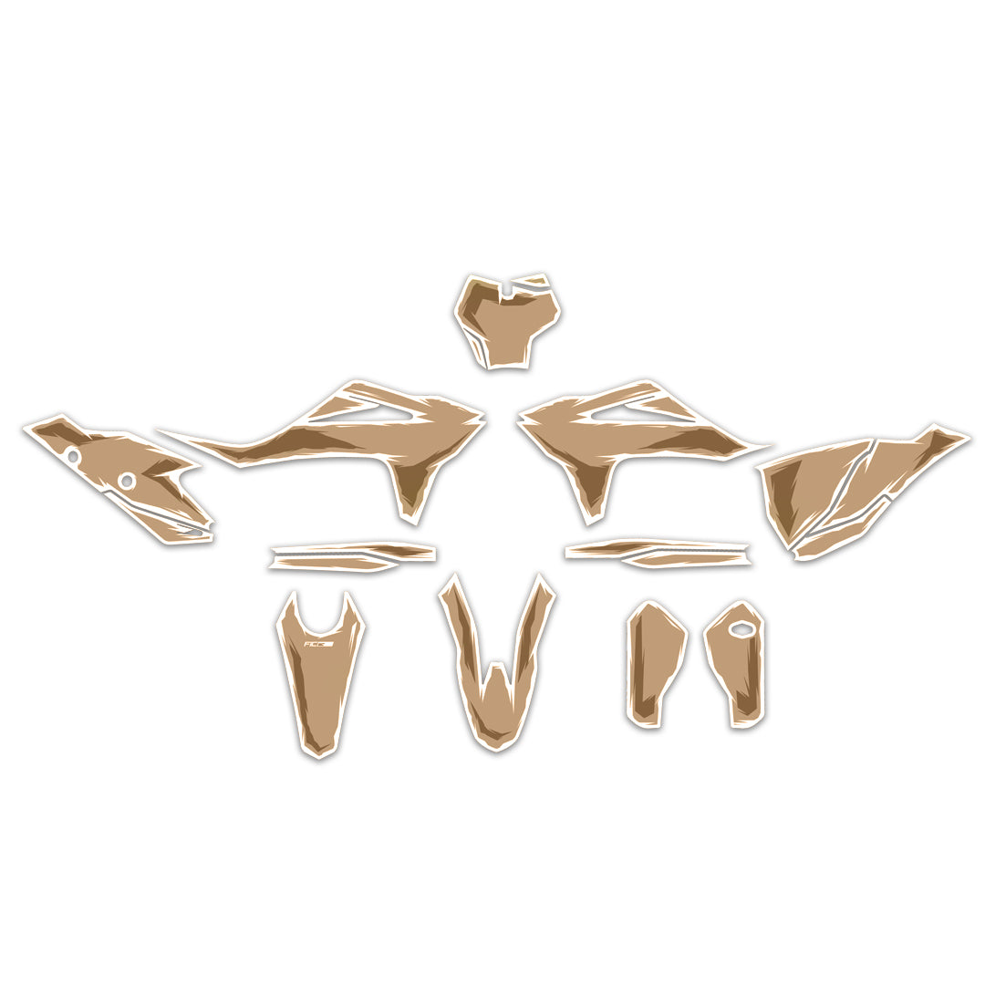 ALL GASGAS CUSTOM CUSTOM ILLUSTRATED DESIGN GRAPHICS DECAL KIT