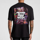 RELAXED FIT RETRO ADULT VICE TEE BLACK